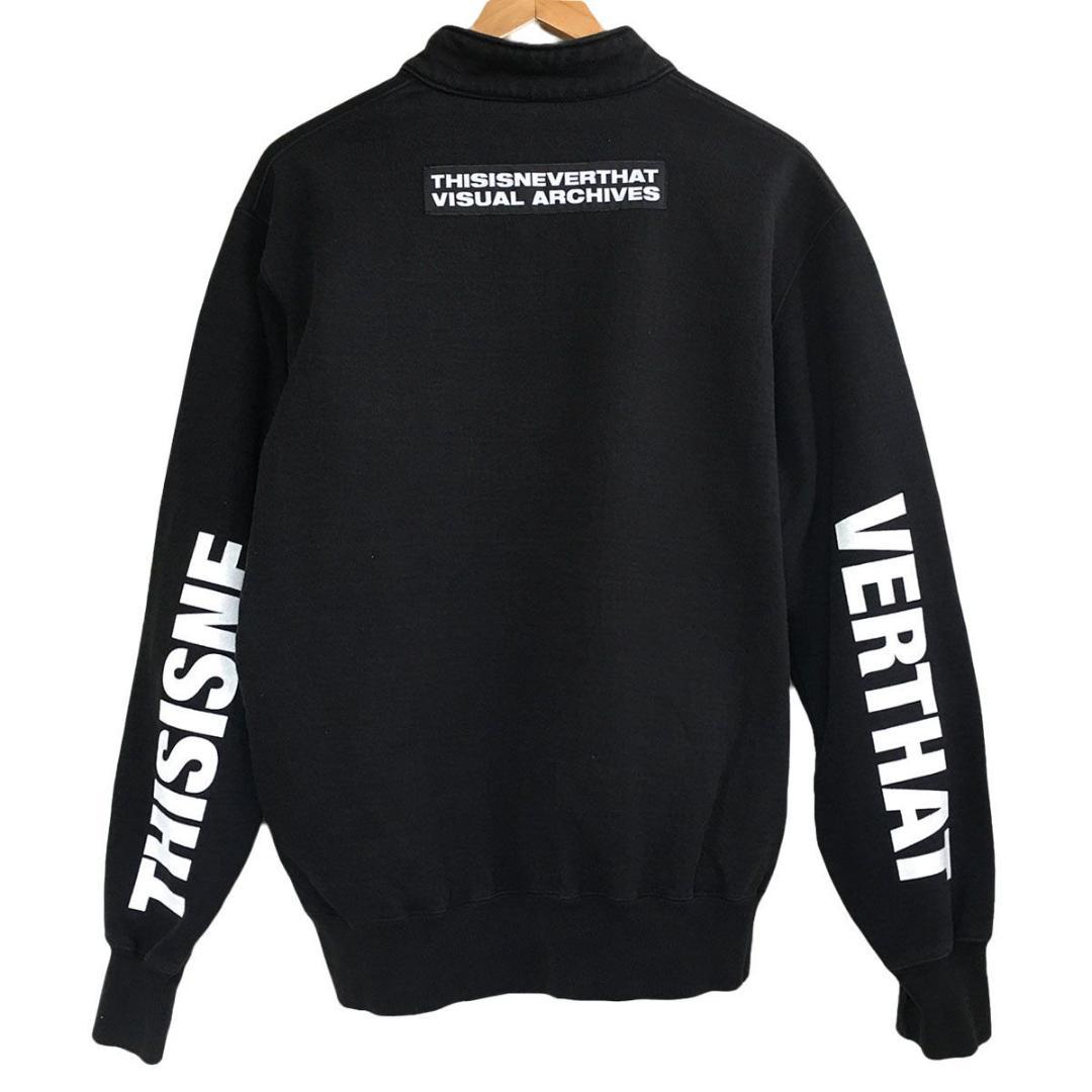 thisisneverthat ネバザ トレーナー スウェット ハーフジップ - メルカリ