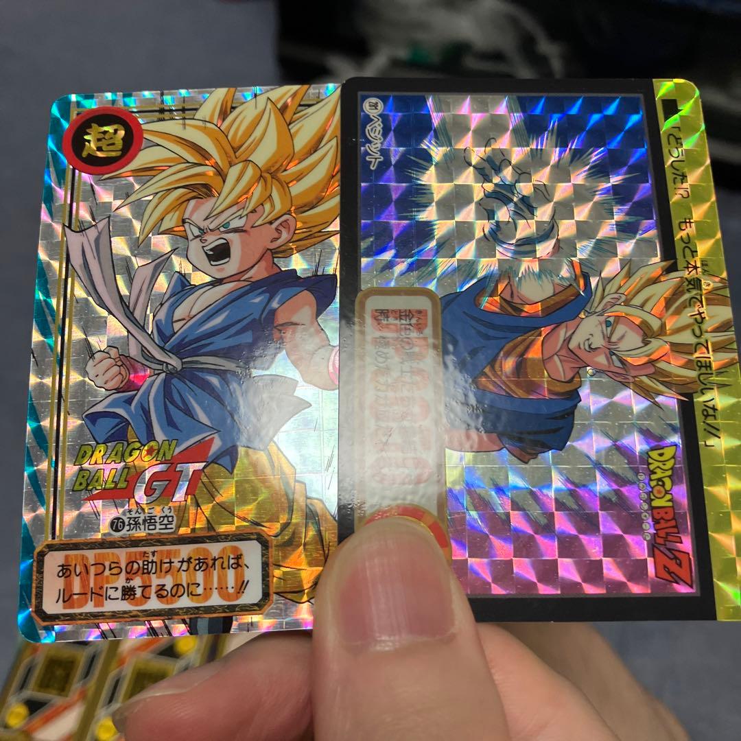 希少】ドラゴンボールカードダスZ&GT(状態はいい方)9枚セット！ - メルカリ