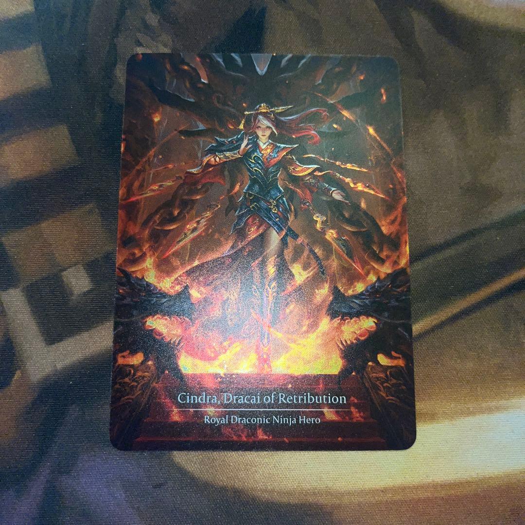 報復のドラカイ、シンドラ　Marvel 英語版 EN】《Cold Foil》[Royal Draconic Ninja] Cindra/シンドラ (ヒーロー