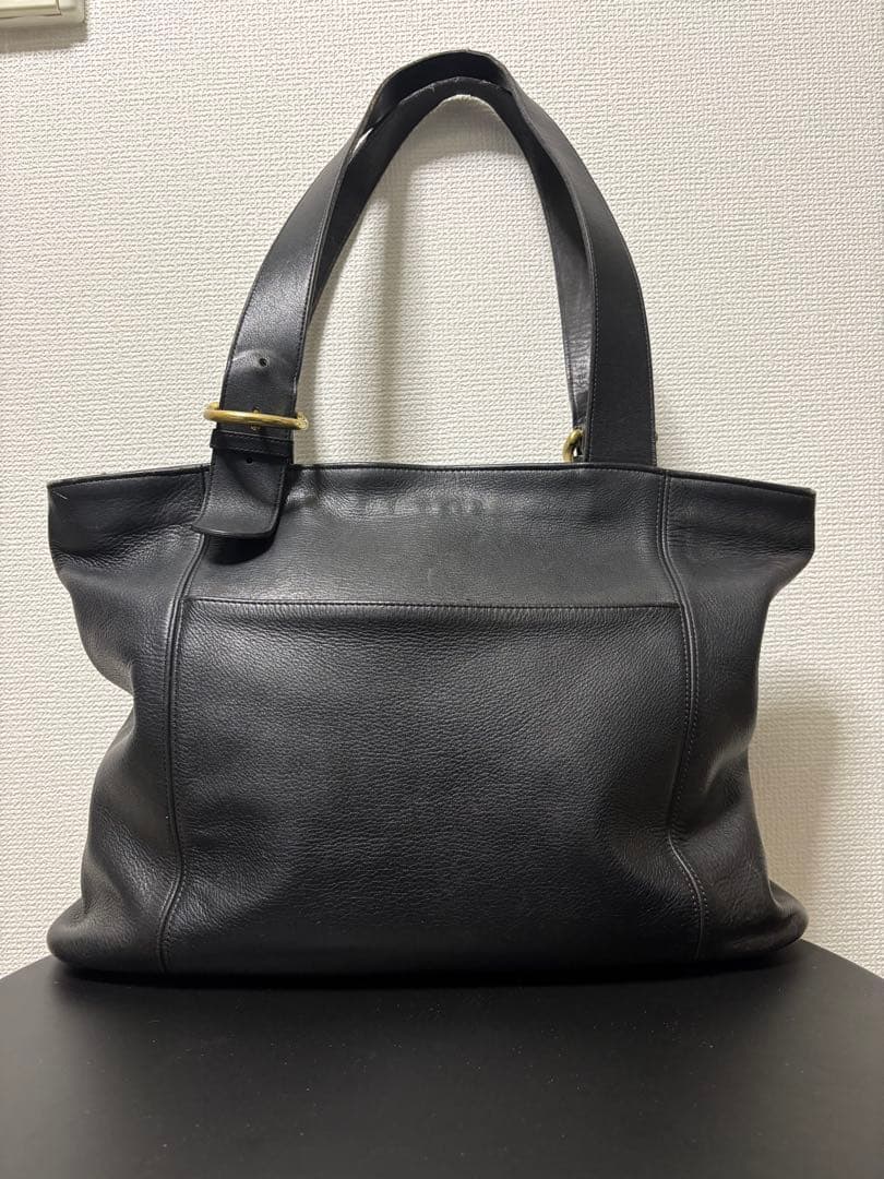 【USA製】OLD COACH 4155 レザートートバッグ 黒