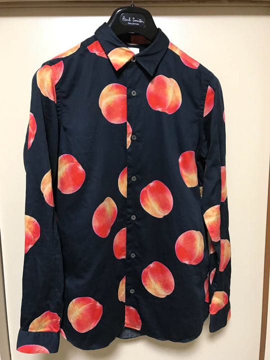 ポールスミス 桃柄 シャツ Paul Smith ピーチ peach 16AW - メルカリ