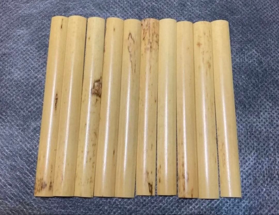 KGE オーボエリード用かまぼこ材（選定済み）50枚セット リゴティ 厳選オーボエ用カマボコ型ケーン5枚セット | 主に絹糸を使用