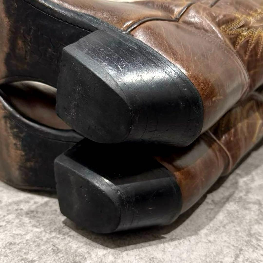 大人気】Tony Lama 25cm ウエスタンブーツ トライバル ステッチ - メルカリ