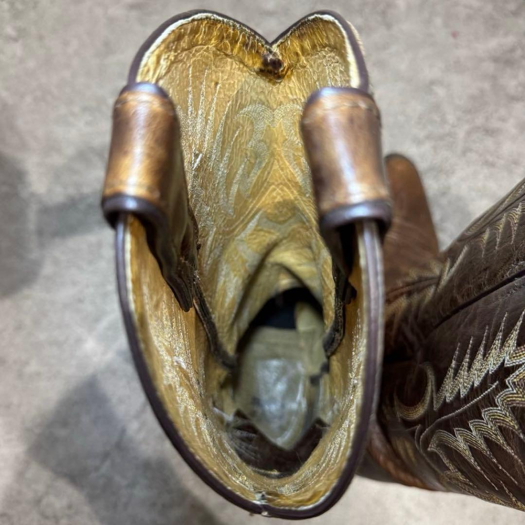 大人気】Tony Lama 25cm ウエスタンブーツ トライバル ステッチ - メルカリ