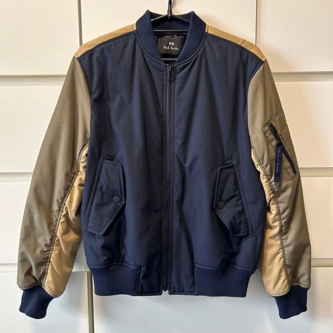 Paul Smith ネイビー・カーキ ブルゾン エアリーシアサッカー ブルゾン（カーキ） ｜ポール・スミス