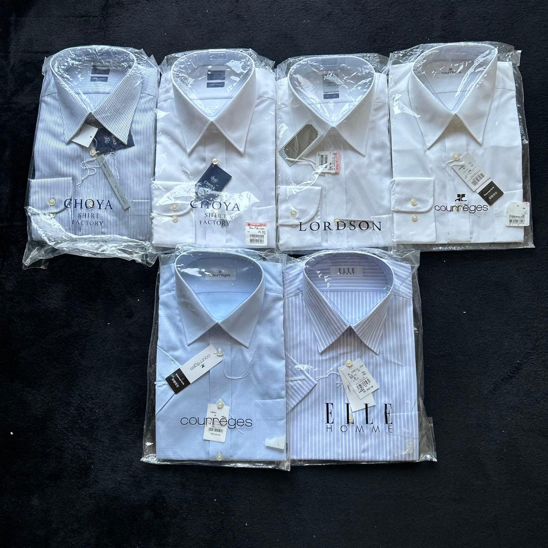 【るるこ様売約】ビジネスシャツセット 5点（Mサイズ、未開封）※画像のみ6点