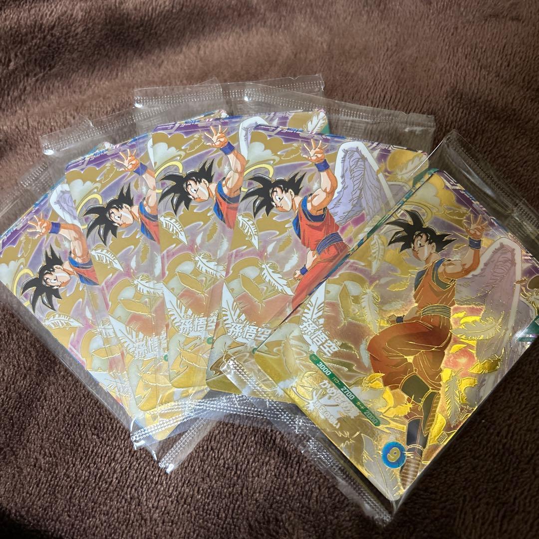 ドラゴンボールスーパーダイバーズ GDR 3種 天使悟空 未開封 5パック