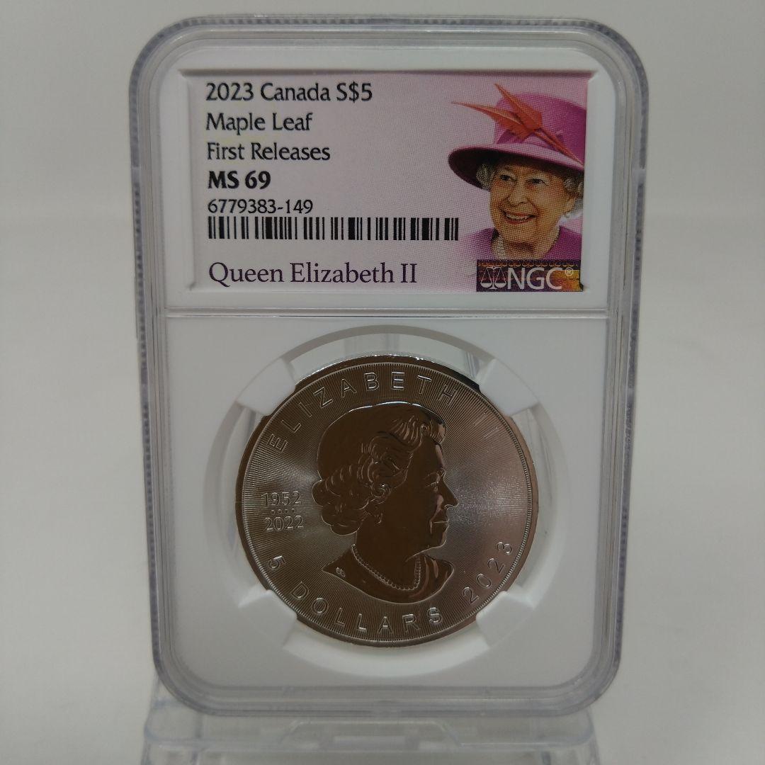 銀貨 2022 Canada Maple Leaf MS69
