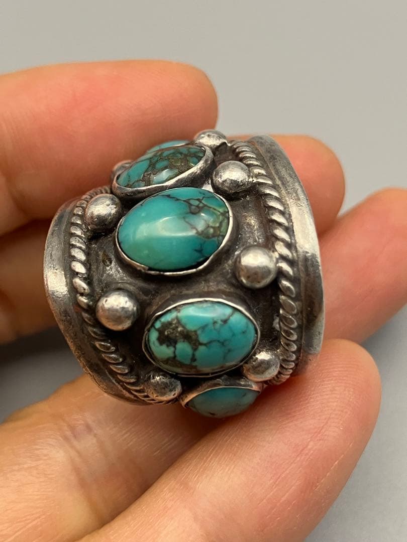 村井優介 様専用⭐️17号 ターコイズ リング 指輪 SV925