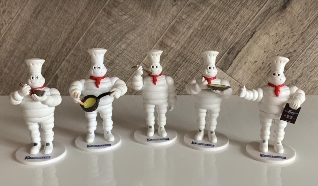 デッドストック品 ミシュラン ビバンダム ミシュランガイド 5体セット入手困難