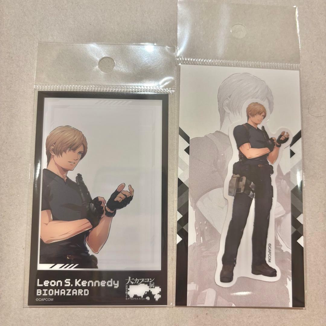 大カプコン展 レオン クリアカード ステッカー セット バイオハザード