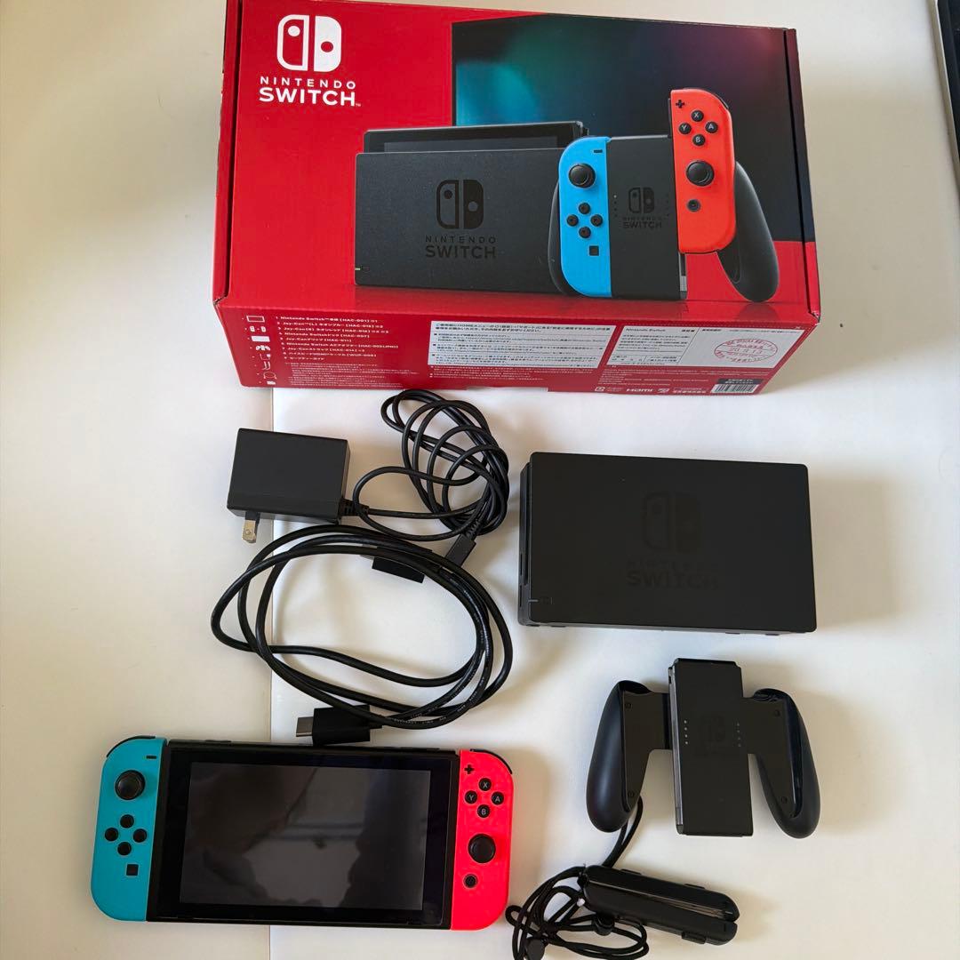 Nintendo Switch ネオンブルー/ネオンレッド 本体　箱付き