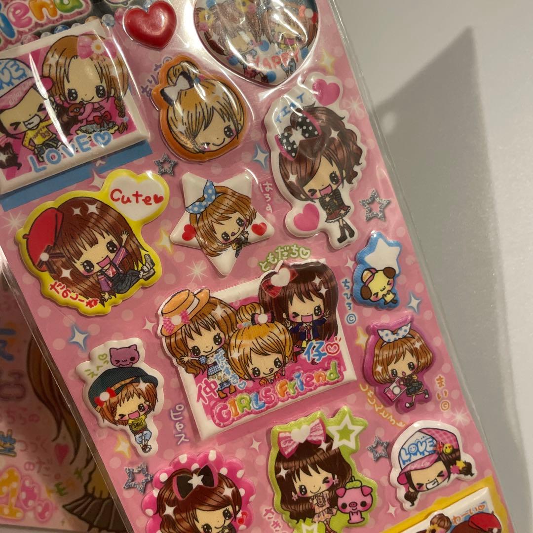 平成レトロ メモ シール クーリア カミオジャパン クラックス 女の子