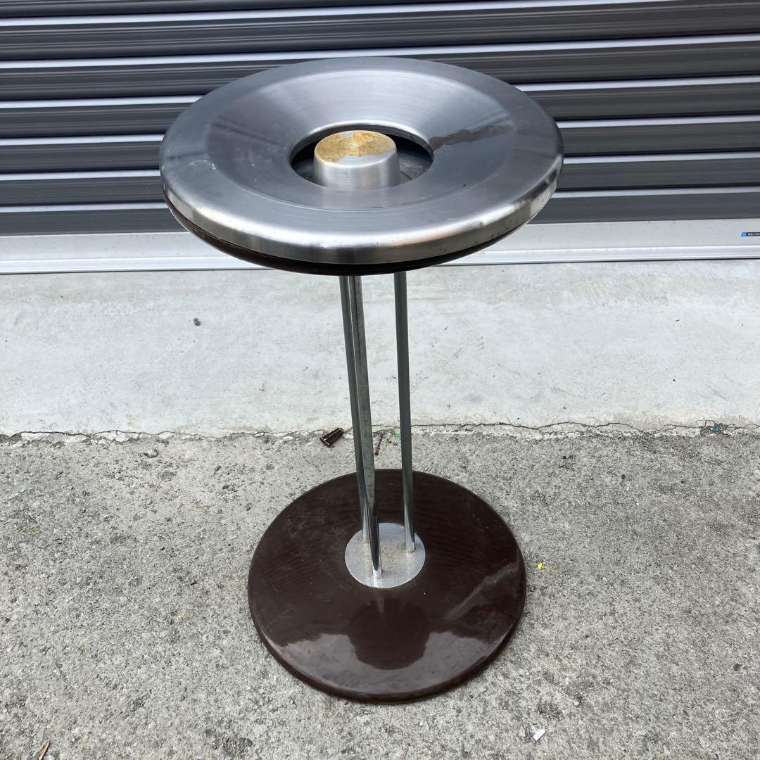 昭和レトロ ミッドセンチュリー 灰皿スタンド ラウンドアッシュトレイ