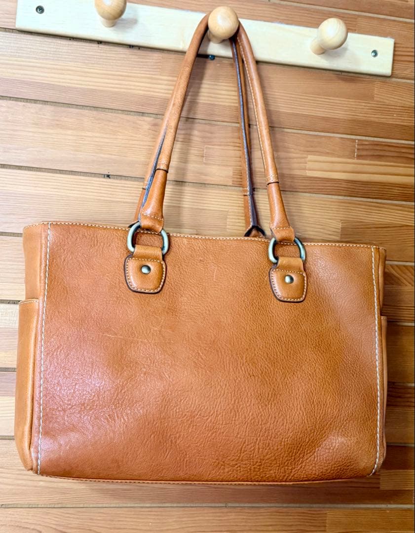 土屋鞄　トート　バッグ　オイルヌメ　本牛革　トートバッグ　ピッグスエード