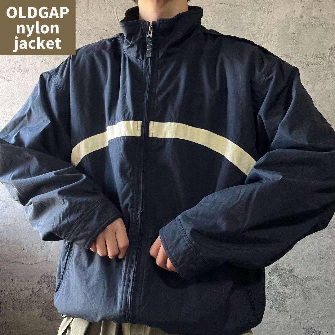 00s古着 GAP オールドギャップ ナイロンジャケットスキーウェアドロー