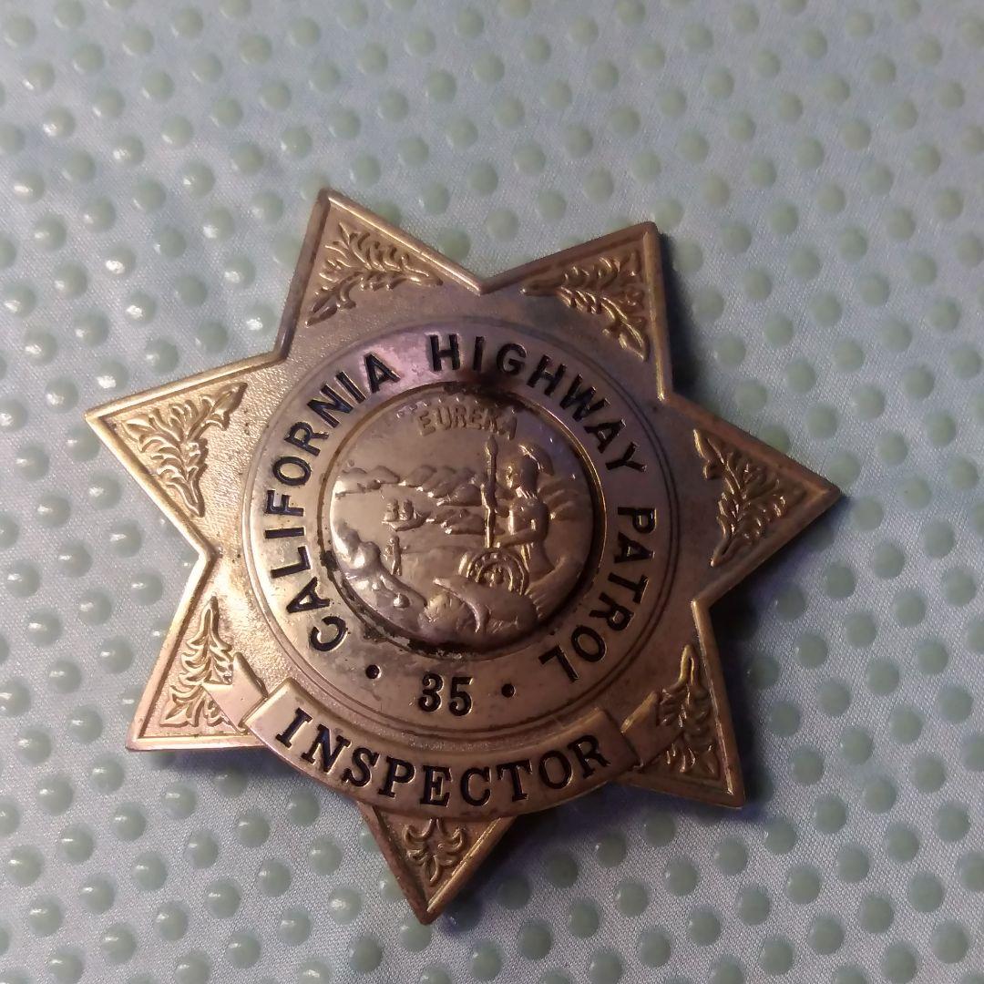 昭和ビンテージ！CHPカリフォルニアハイウェイパトロールバッジ - メルカリ