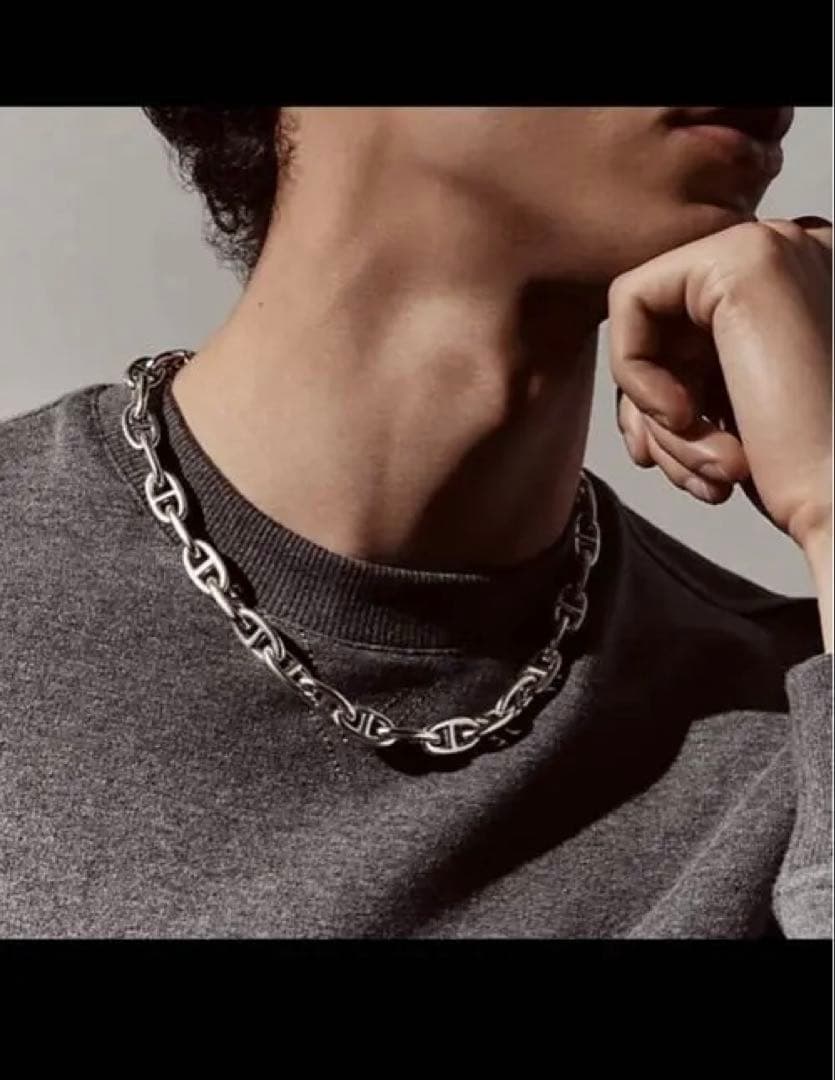 【未使用】人気サイズGM29コマ正規店購入 シェーヌダンクル ネックレス 楽天市場】エルメス HERMES シェーヌダンクル GM 29コマ ネックレス