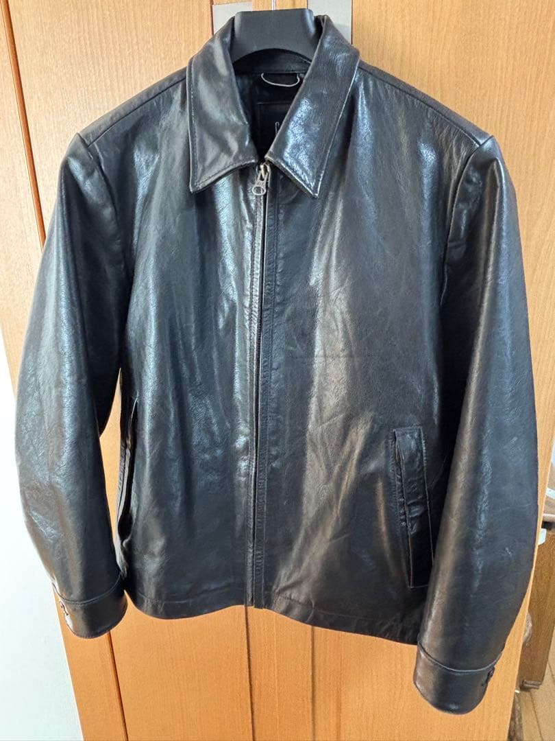 old GAP レザー シングルライダース Mサイズ 90-00's OLD GAP レザーシングルライダースジャケット - used&vintage