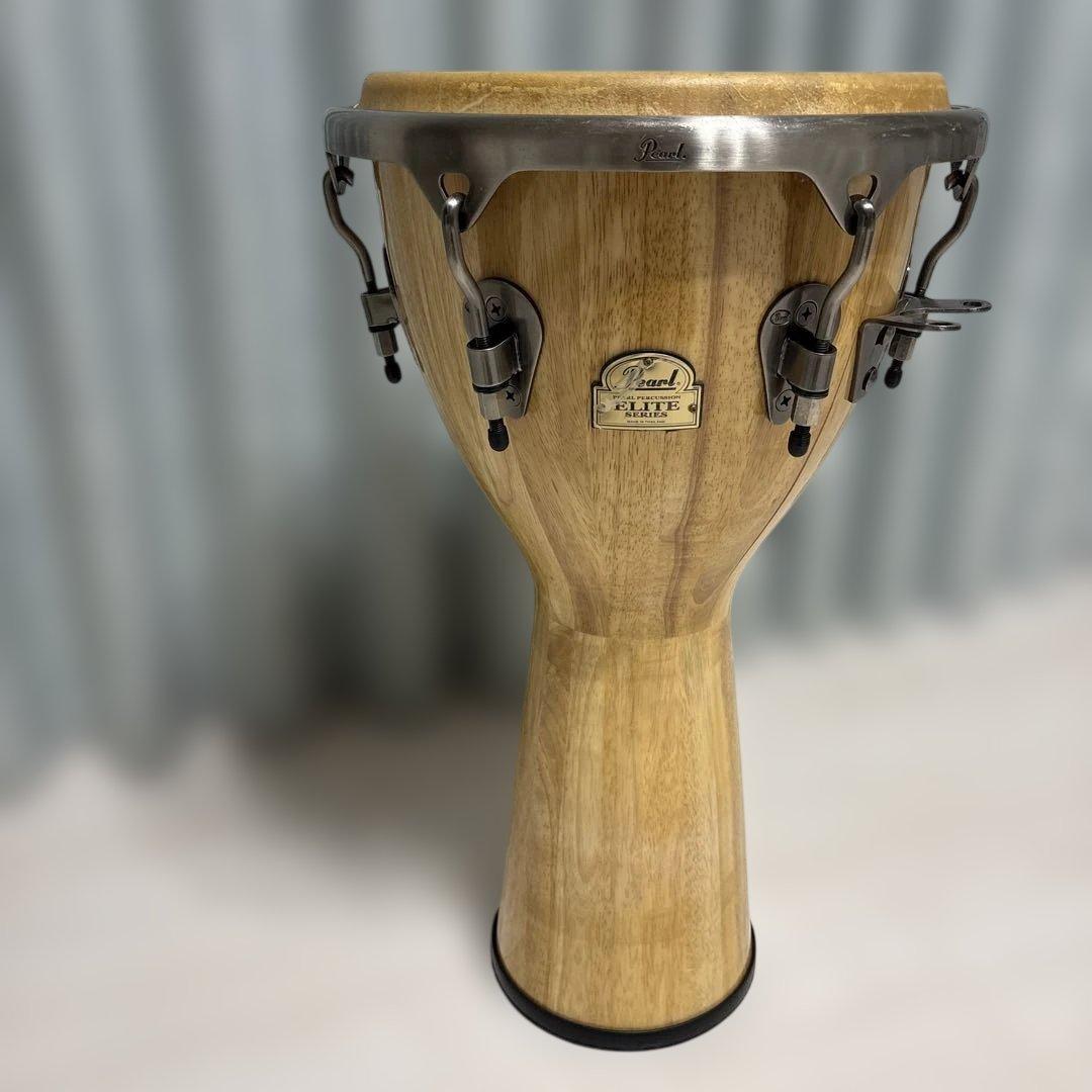 Pearl エリートウッド・ジェンベ PJW-340 木製 割れあり ジャンク