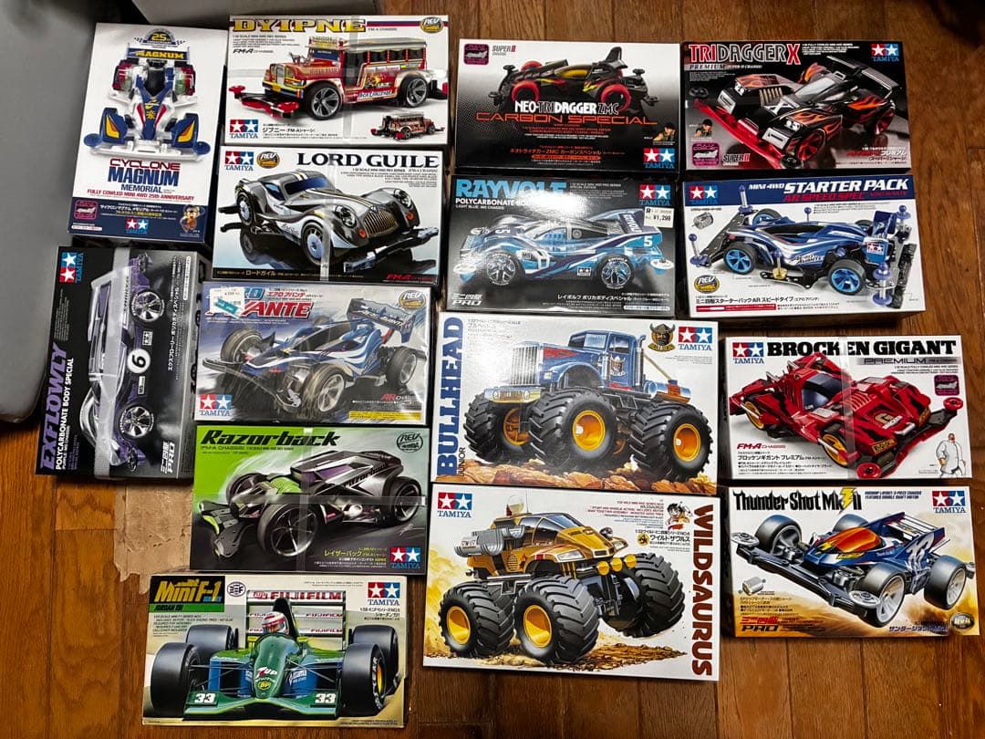 ミニ四駆　ミニF ポリカクリアボディ　パーツ　まとめ　大量