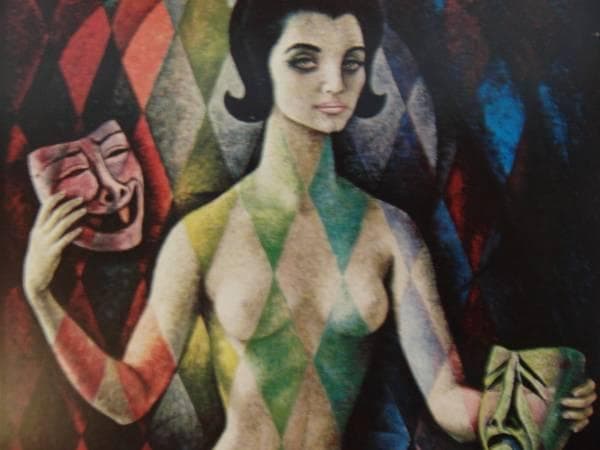 GARCIA LLAMAS（グラシア　ラマス）、面、希少な額装用大判画集画