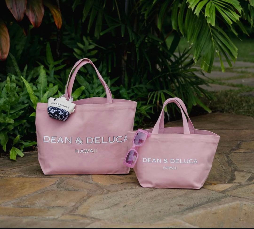 DEAN & DELUCA ピンクエコバッグ2点セット ハワイ限定