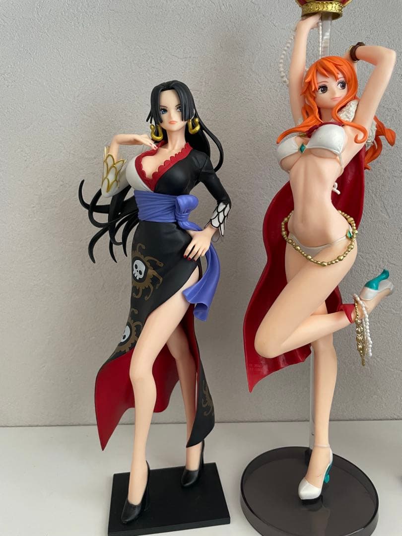 ワンピース フィギュア ナミ ロビン ボア・ハンコック 【美品】 - メルカリ