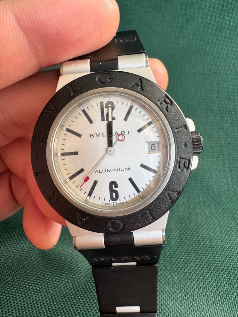 BVLGARI ブルガリ アルミニウム AL38TA 不動 現状品