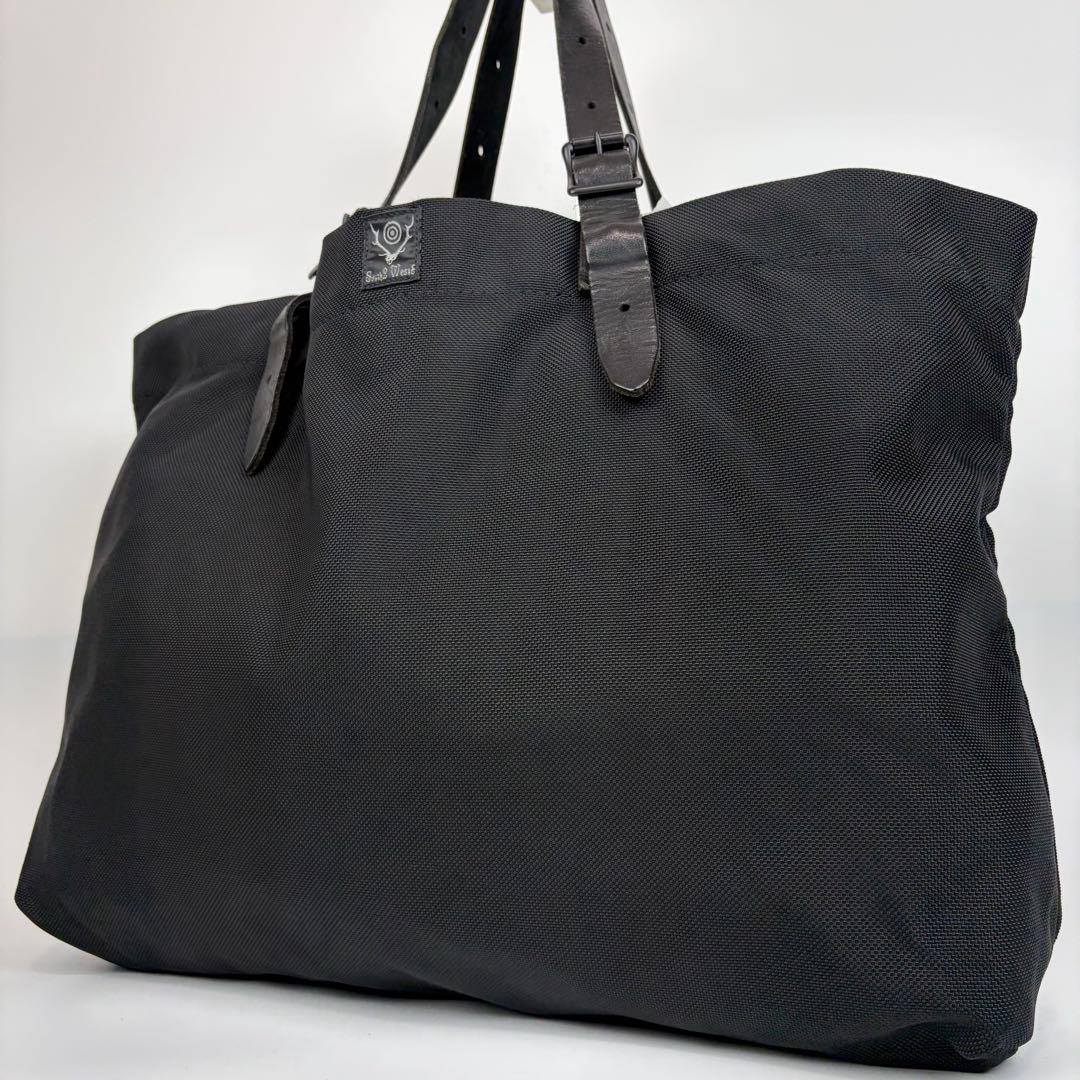 美品✨South2 West8 バリスティックナイロン 肩掛け トートバッグ 黒