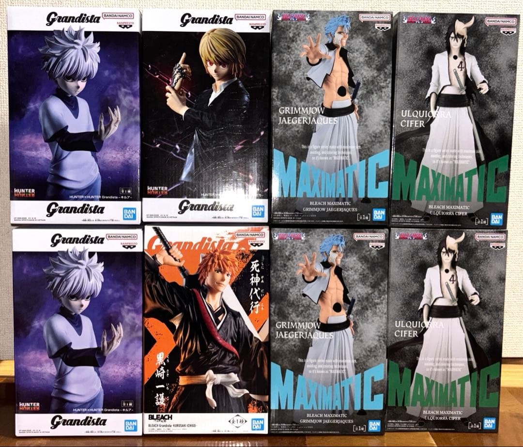 BLEACH ハンター×ハンター GRANDISTA MAXIMATIC 8点
