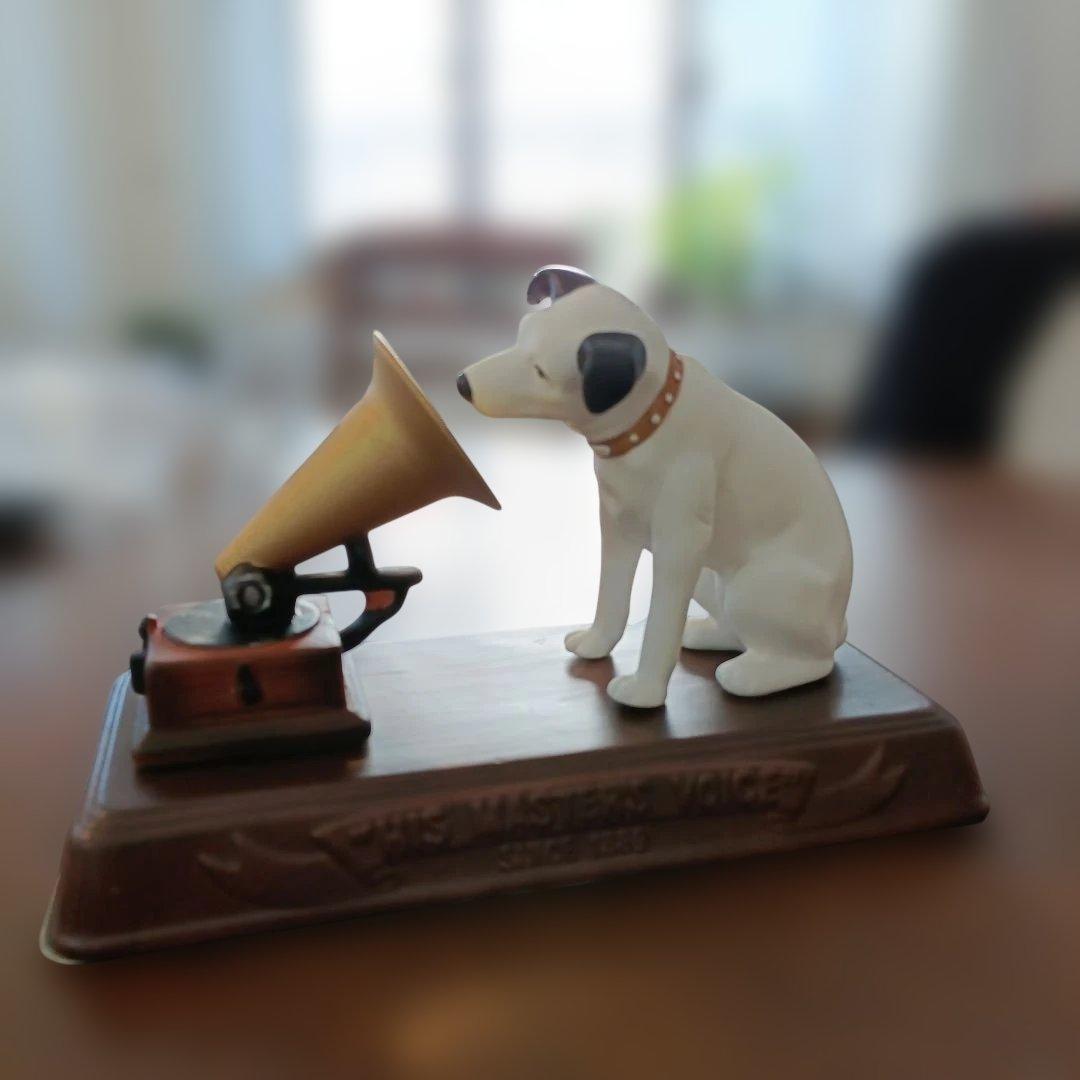 【新品・希少】ビクター犬３点セット　蓄音機　Victor ニッパー犬