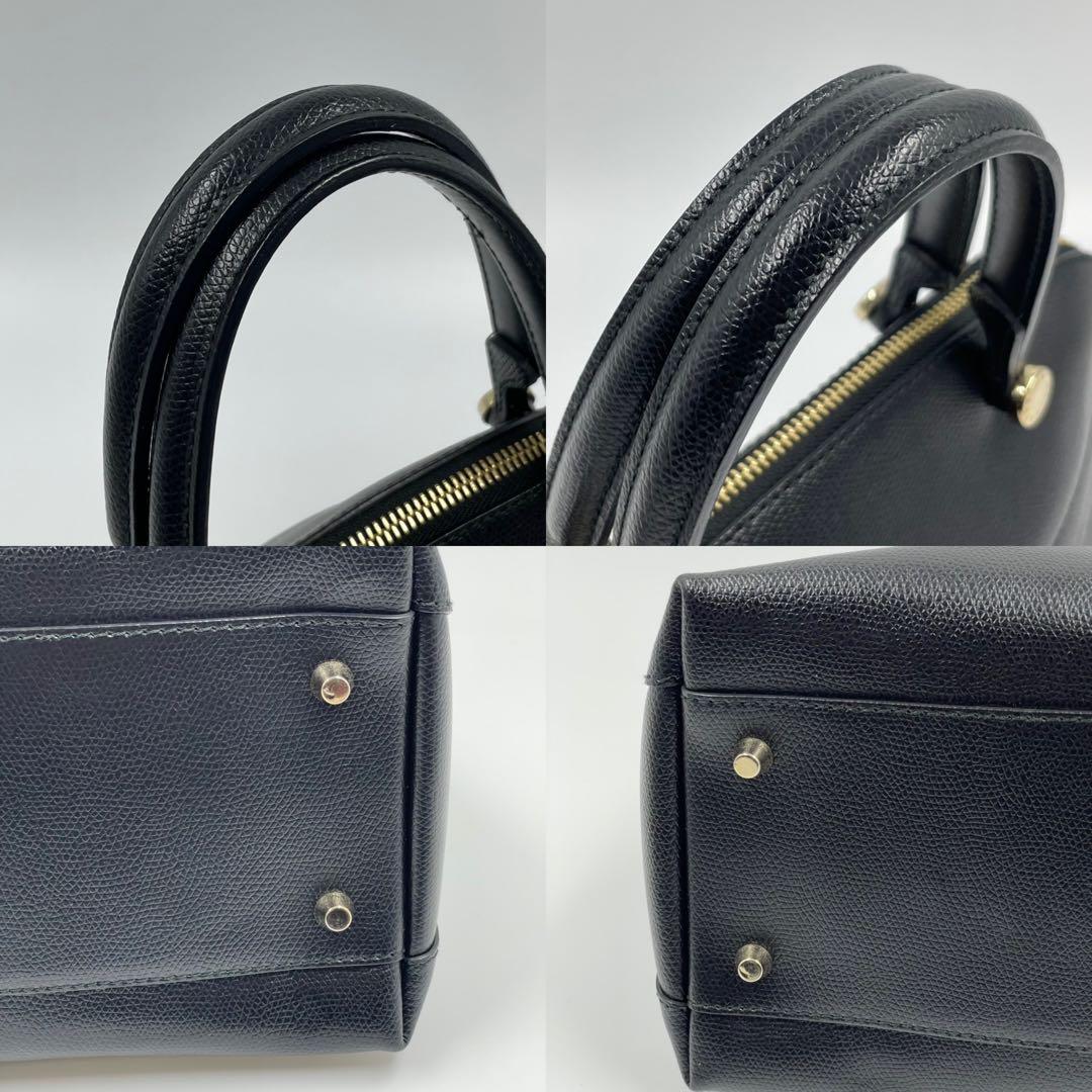 ✨未使用級✨ FURLA パイパー ショルダーバッグ ハンドバッグ 黒