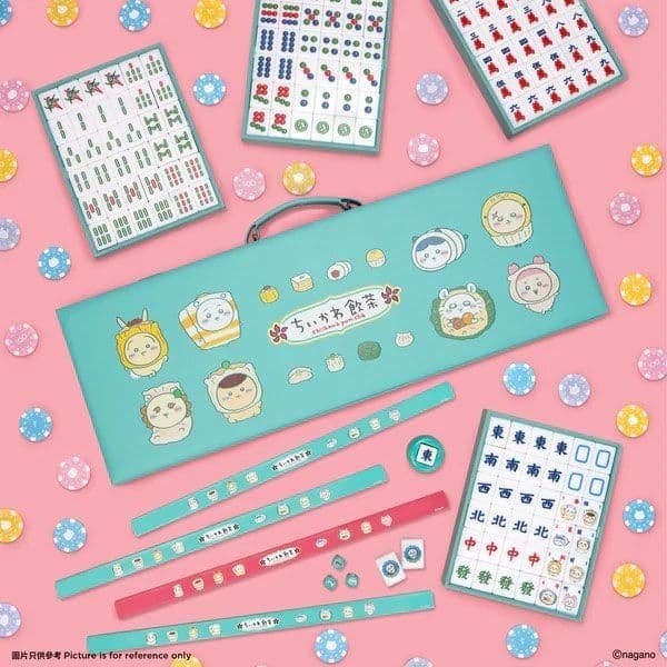 ちいかわ 飲茶 麻雀 マット付き 香港限定 会場完売品】 ちいかわ 香港 ちいかわ飲茶 麻雀 麻雀マット セット