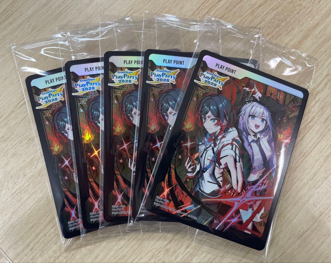 XrossStars(クロスタ)PlayParty PPカード 5枚セット