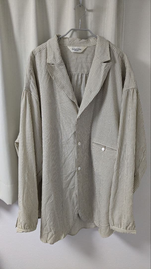 トップス the Mad Shop Wool Stripe Shirt Jacket