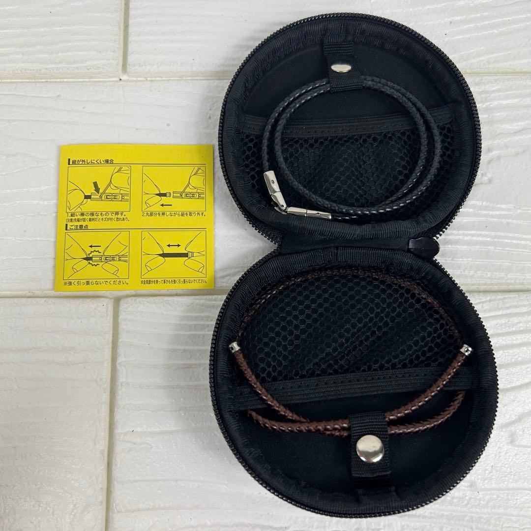 ✨極美品✨ ファイテン RAKUWAブレス X100 レザータッチモデル - メルカリ