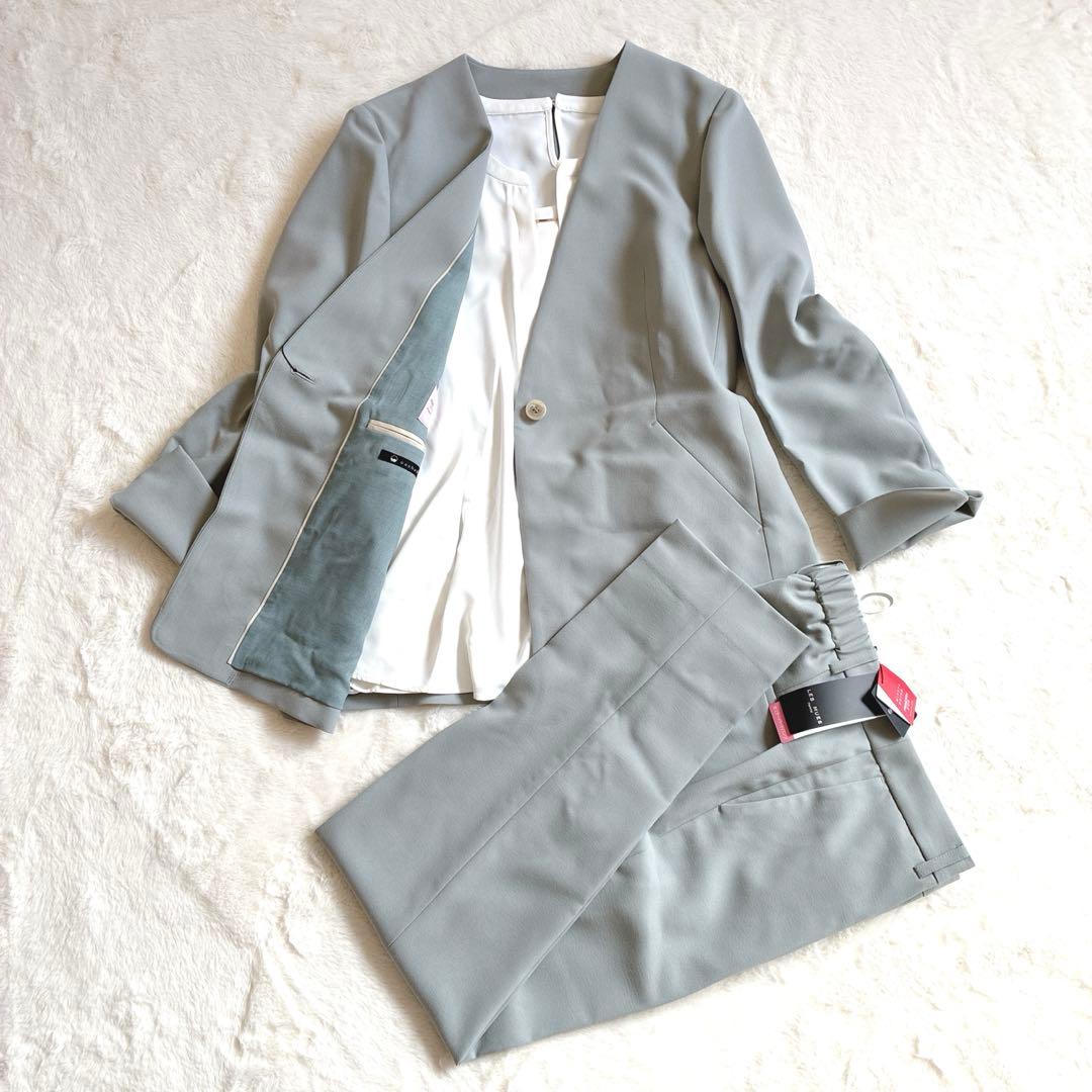 AOKI LES MUES 洗える スーツ セット ジャケット パンツ ブラウス