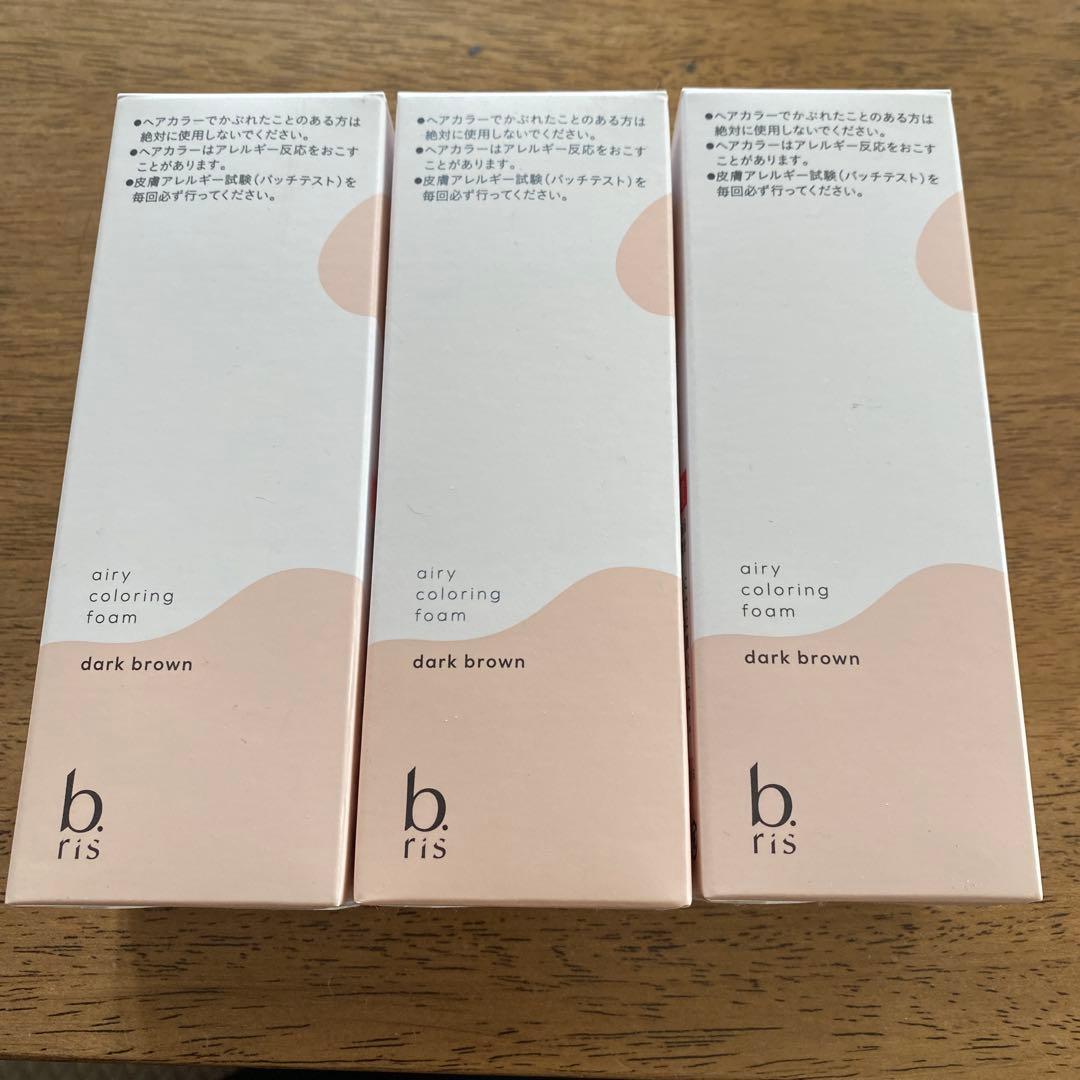 b. ris エアリーカラーリングフォーム ダークブラウン 80g