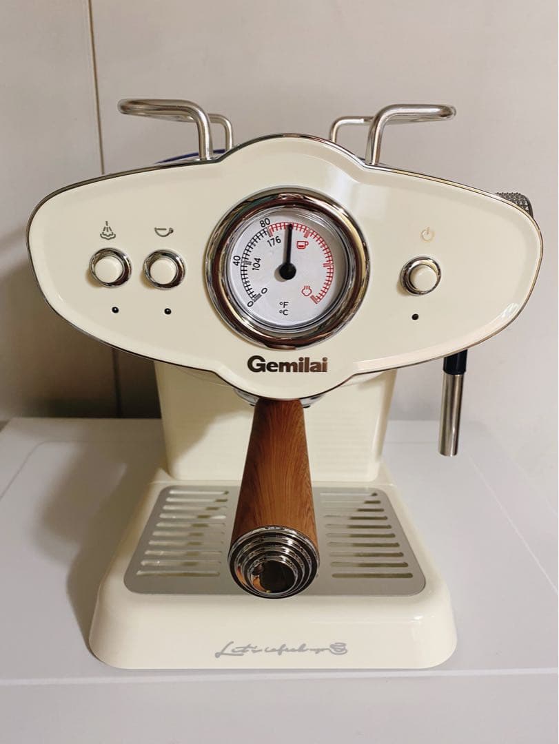 Gemilai エスプレッソマシン　レトロ　おまけ付き