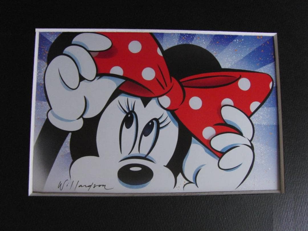 デビッド・ウィラードソン、【Big Red Bow】、希少な額装用画集より