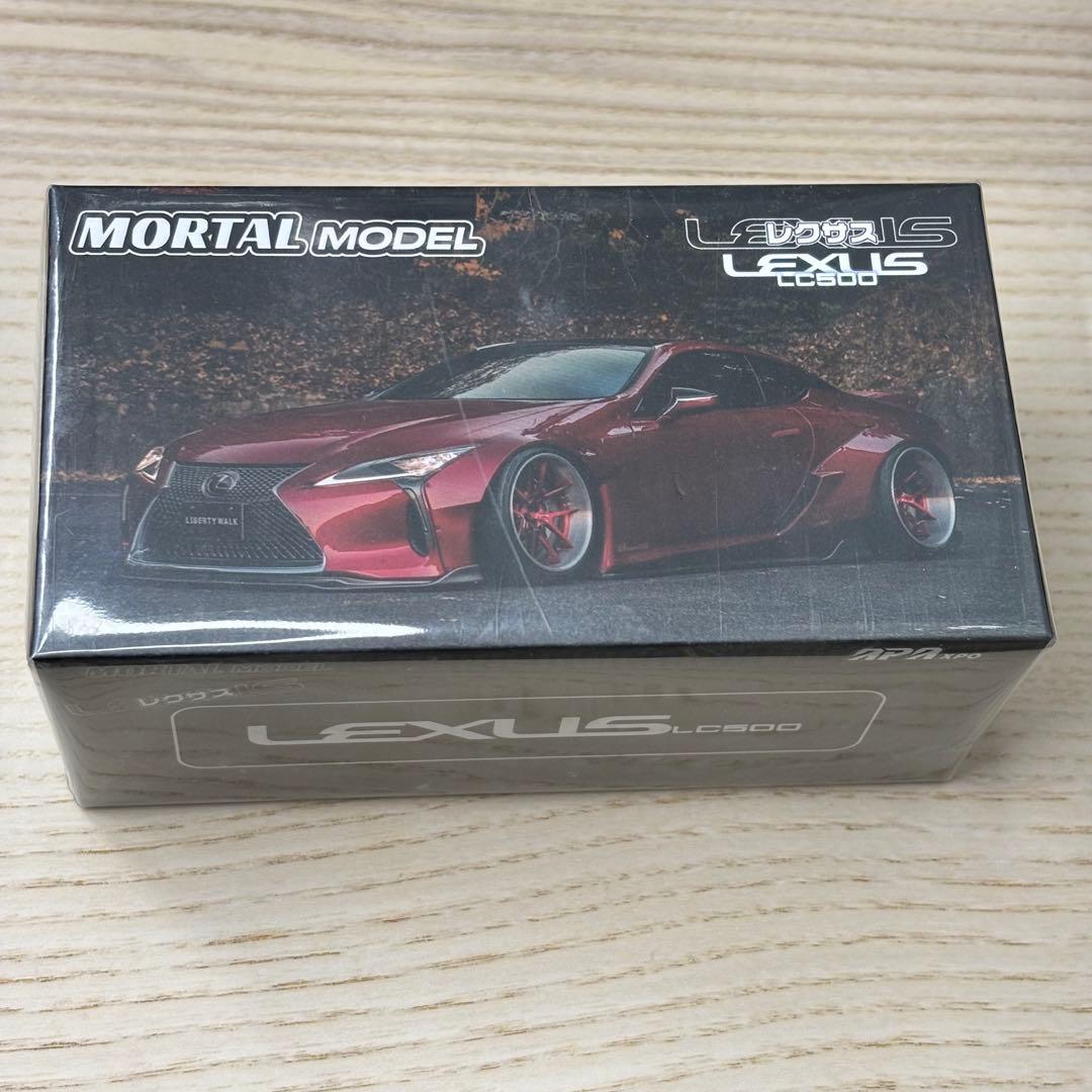 限定299】Mortal 1/64 レクサス LC500（レッド） - メルカリ