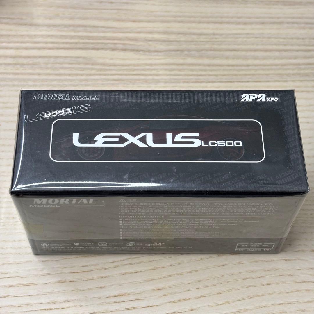 限定299】Mortal 1/64 レクサス LC500（レッド） - メルカリ