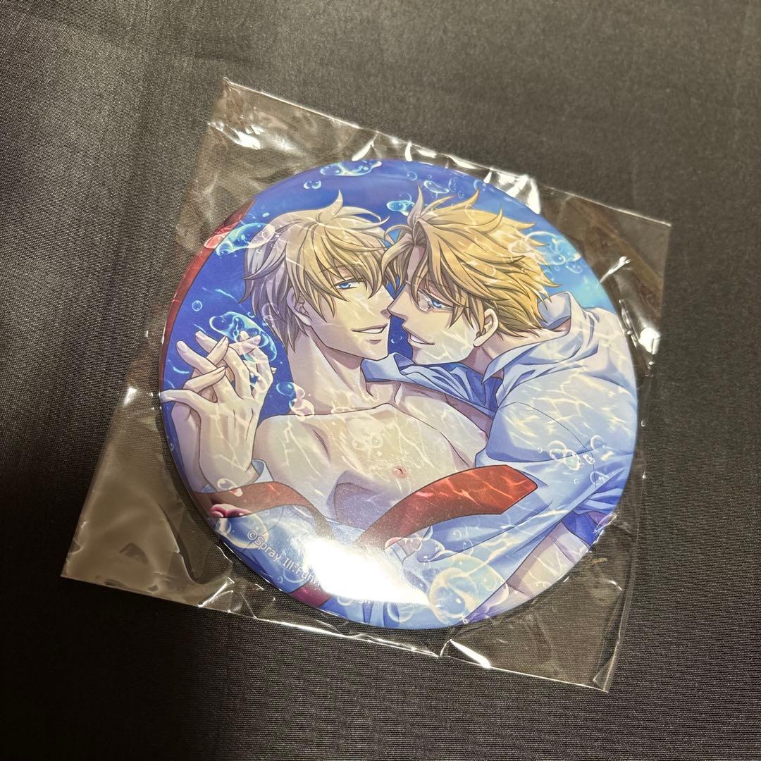 希少 鬼畜眼鏡 10周年 ビッグ缶バッジ