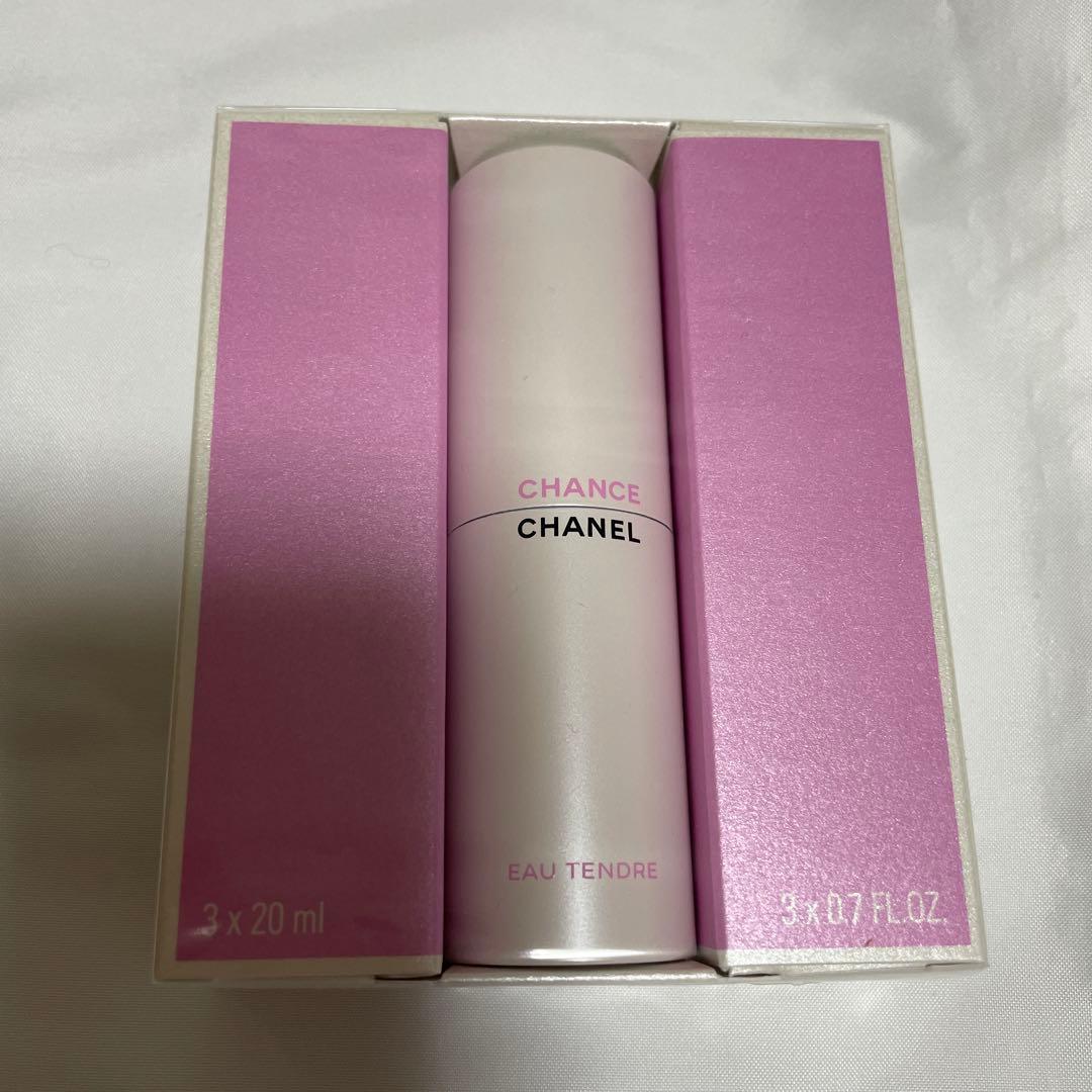 〈シャネル チャンス オータンドゥル EDT ツイスト＆スプレー 20ml×3〉