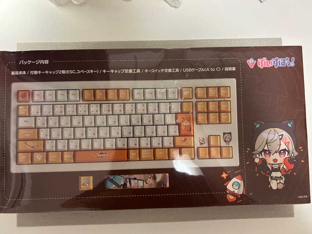 VSPOGEAR 小森めと ゲーミング キーボード ぶいすぽっ！