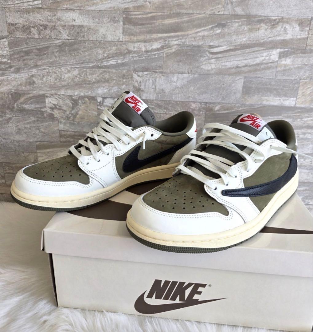 Travis Scott オリーブ Air Jordan 1 Retro Low OG SP Travis Scott Reverse Olive – Dream74