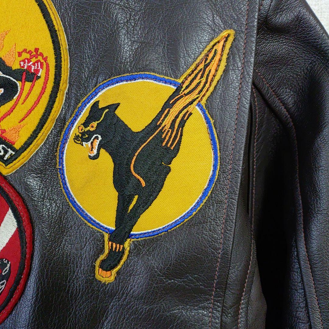 お*ん様 美品バズリクソンズ G-1 ゴートレザージャケット サイズ38