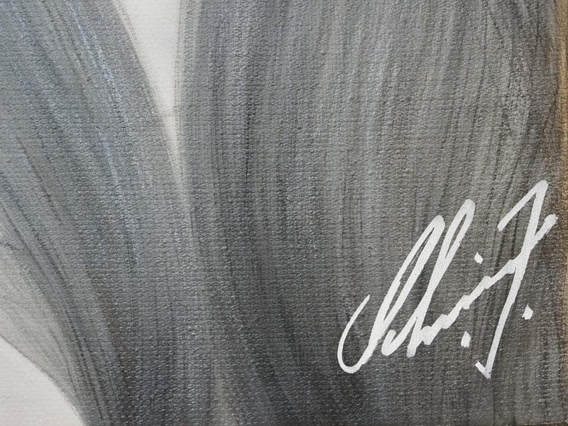 値下げ】美人像 油絵 鶴田一郎 人物画 F6 額付き 手描き 肉筆 - メルカリ