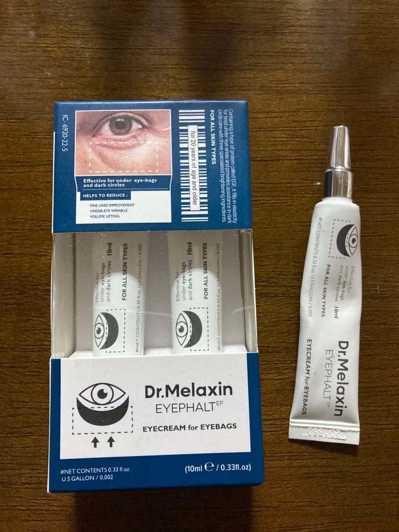 Dr.Melaxin アイファルトアイバッククリーム 10ml 2本＋おまけ